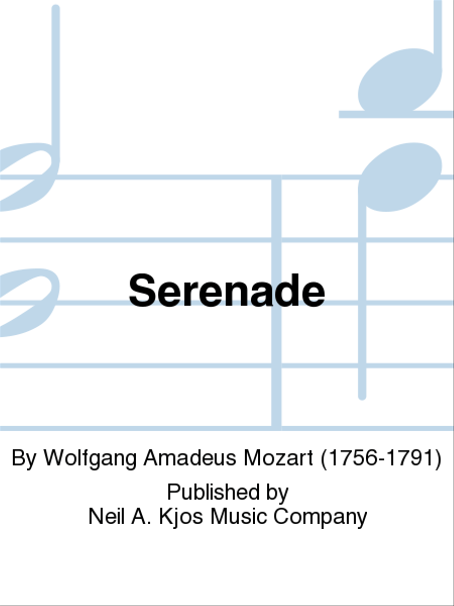 Serenade Piano Accompaniment scores gallery preview page 1