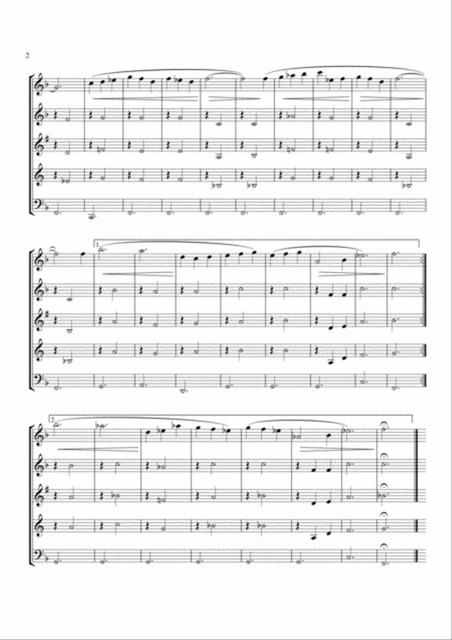 Trois Gymnopedies Trois Gymnopedies Woodwind Quintet scores gallery preview page 3