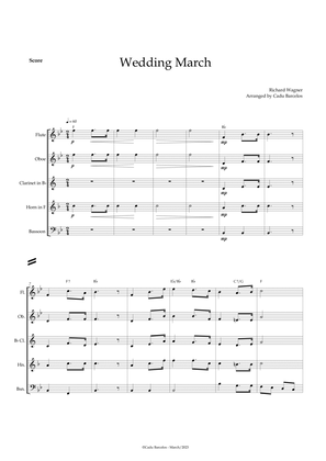 Wedding March (Wagner) Woodwing Quintet Chords