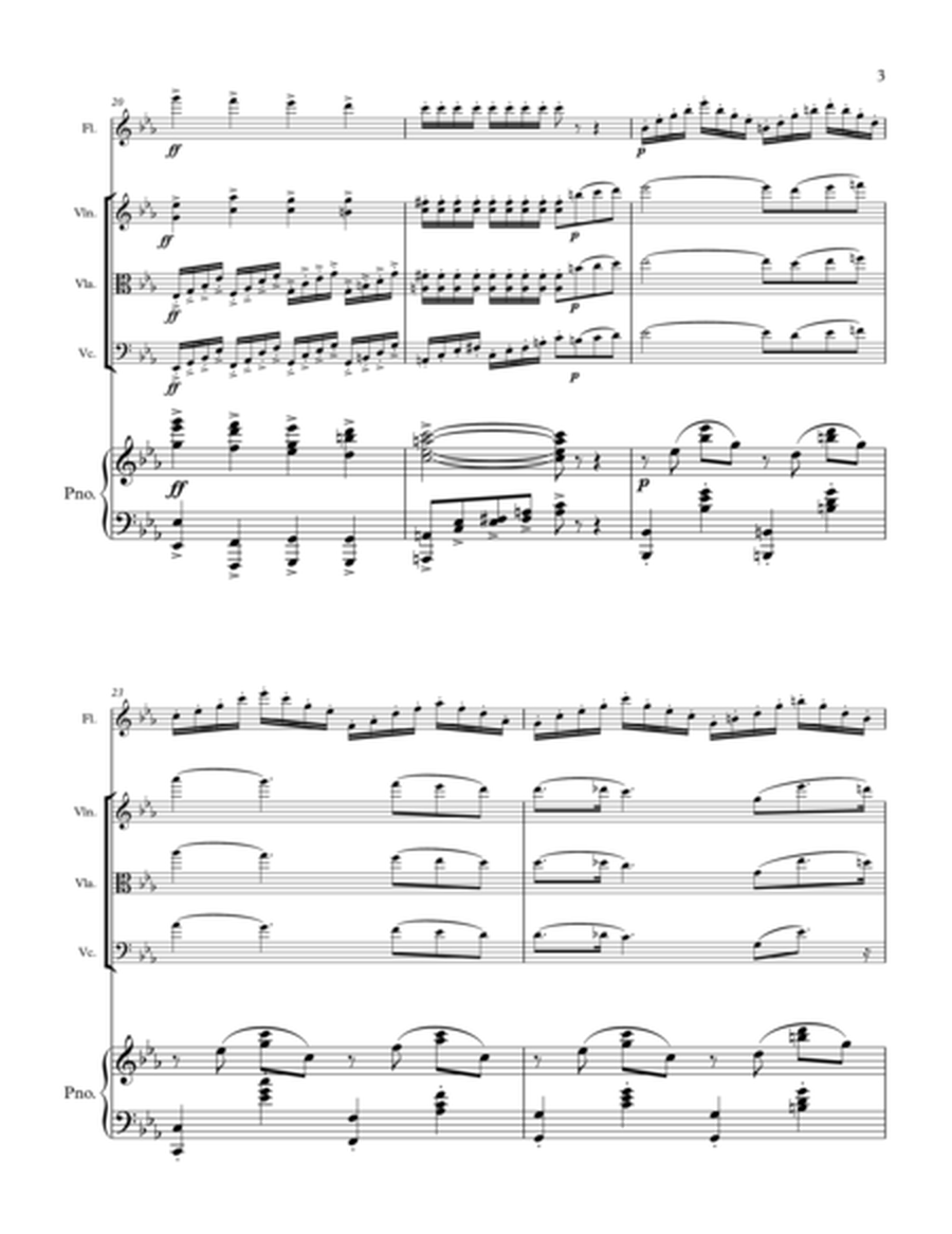Preludio from the Opera Attila (for flute, violin, viola, cello and piano) image number null