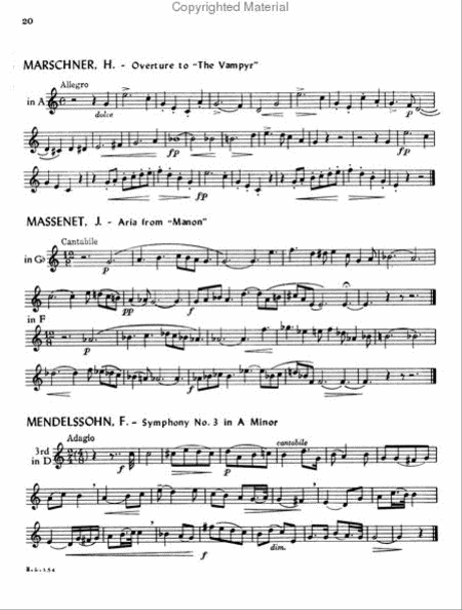 French Horn Passages, Volume 3 Horn scores gallery preview page 4