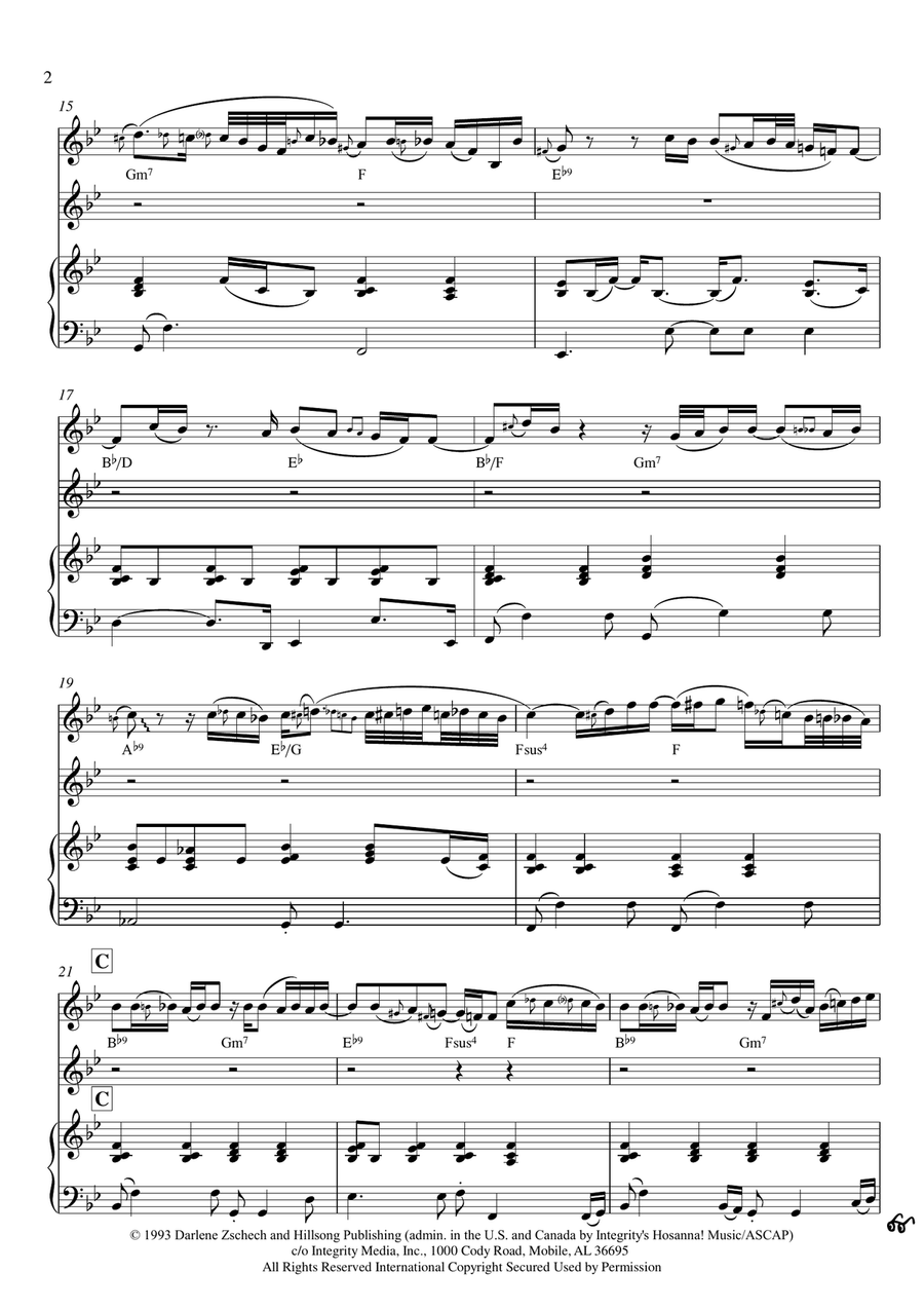 Shout To The Lord Shout To The Lord String Duet scores gallery preview page 2