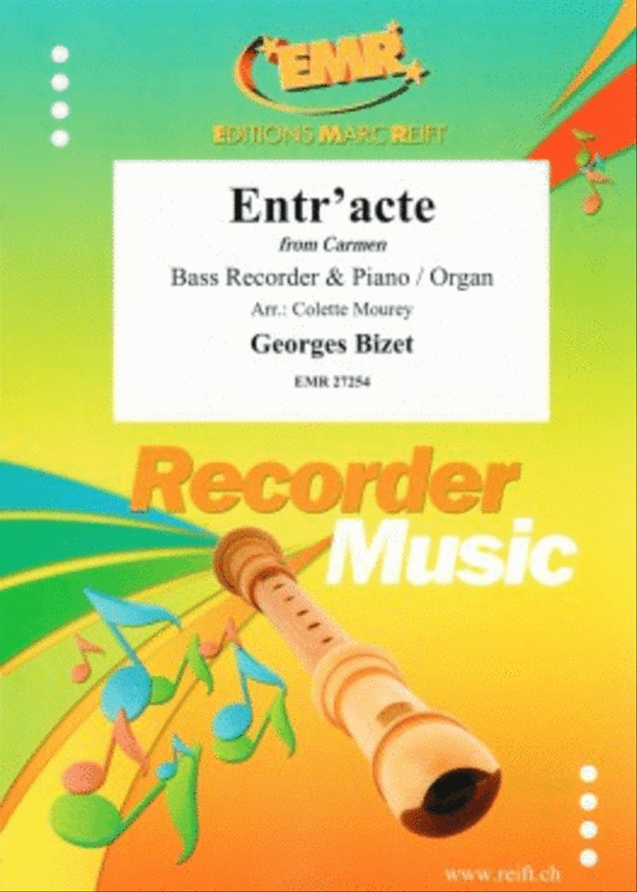 Entr'acte Entr'acte Bass Recorder scores gallery preview page 1