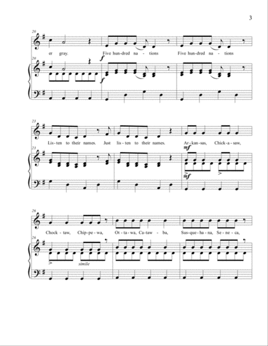 500 NATIONS 500 NATIONS Voice scores gallery preview page 3