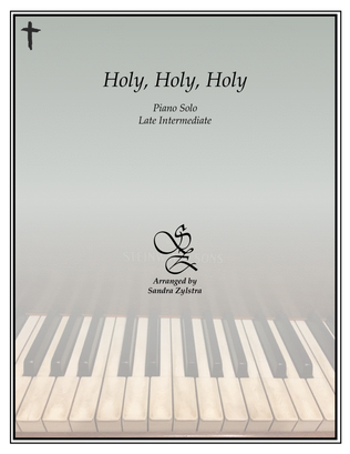 Book cover for Holy, Holy, Holy (late intermediate piano solo)