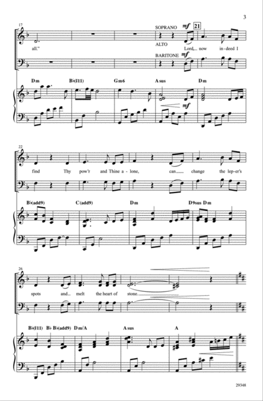 Jesus Paid It All 3-Part scores gallery preview page 3