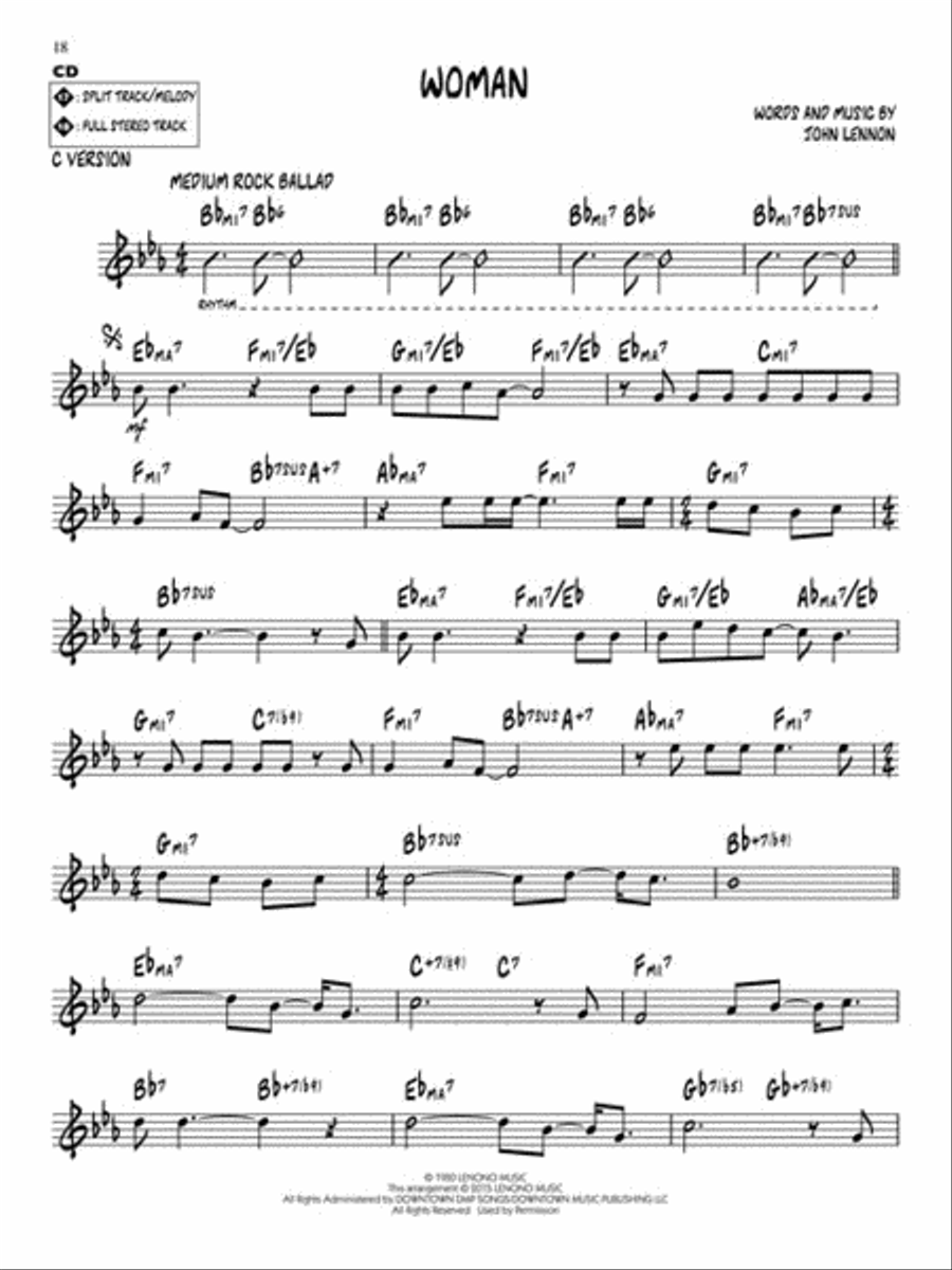 John Lennon John Lennon C Instrument scores gallery preview page 5