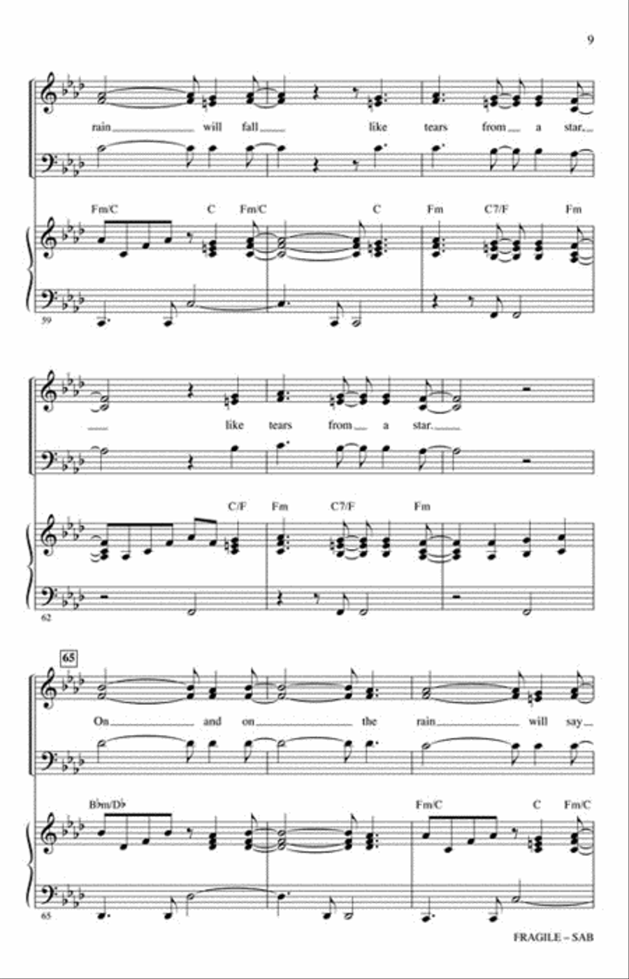 Fragile 3-Part scores gallery preview page 4