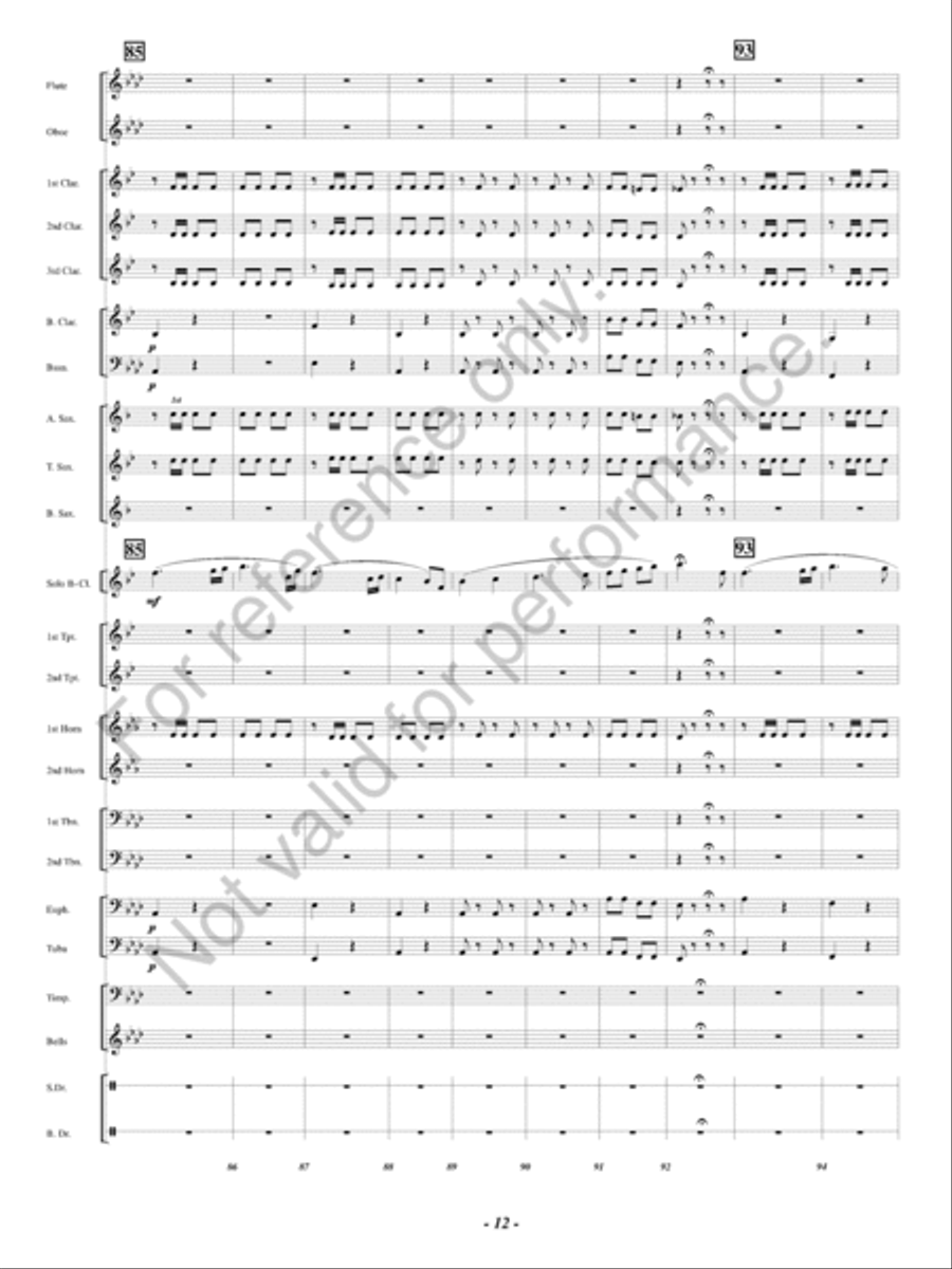 Luisa di Montfort Luisa di Montfort Concert Band scores gallery preview page 13