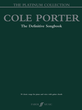 Book cover for Cole Porter Platinum Collection (Piano / Vocal / Guitar)