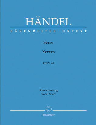 Book cover for Serse - Xerxes HWV 40