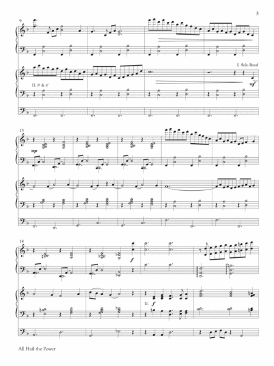 Festive Hymn Settings for Piano and Organ (2 books needed) Organ scores gallery preview page 4
