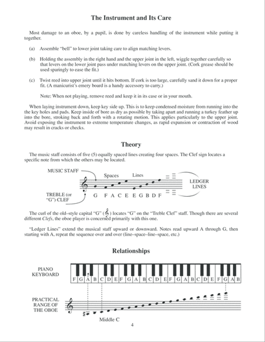 First Studies for the Oboe Oboe Solo scores gallery preview page 5