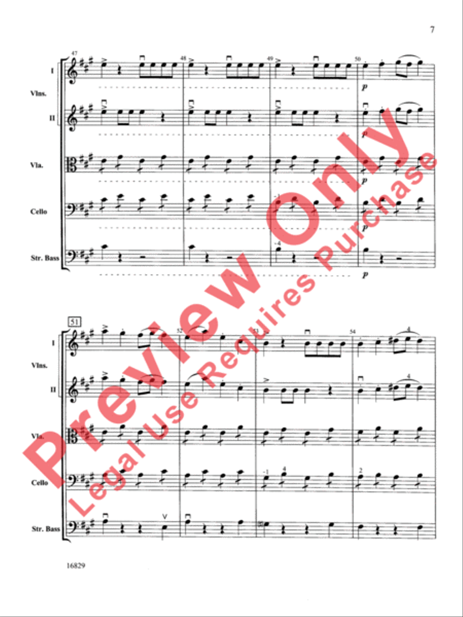 Classical Symphony String Orchestra scores gallery preview page 8
