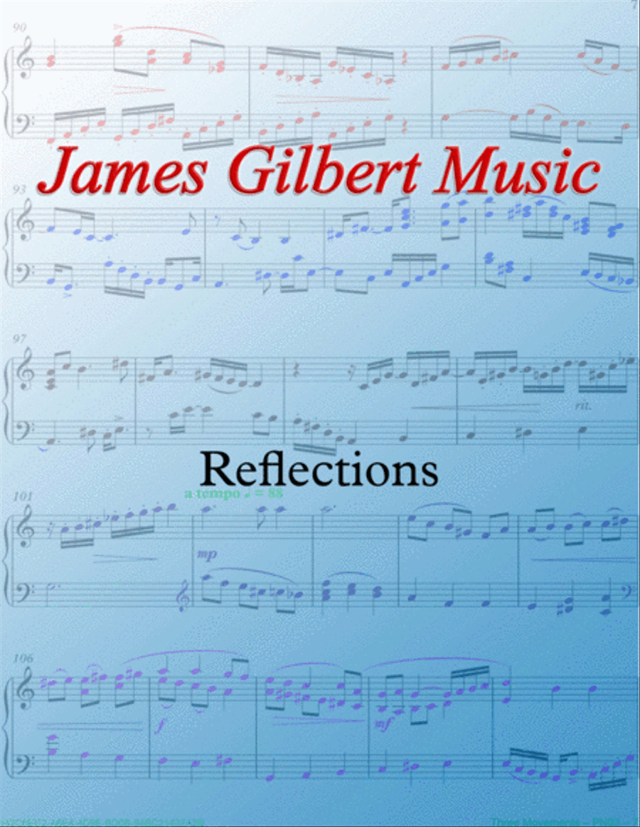 Reflection Piano Solo scores gallery preview page 1