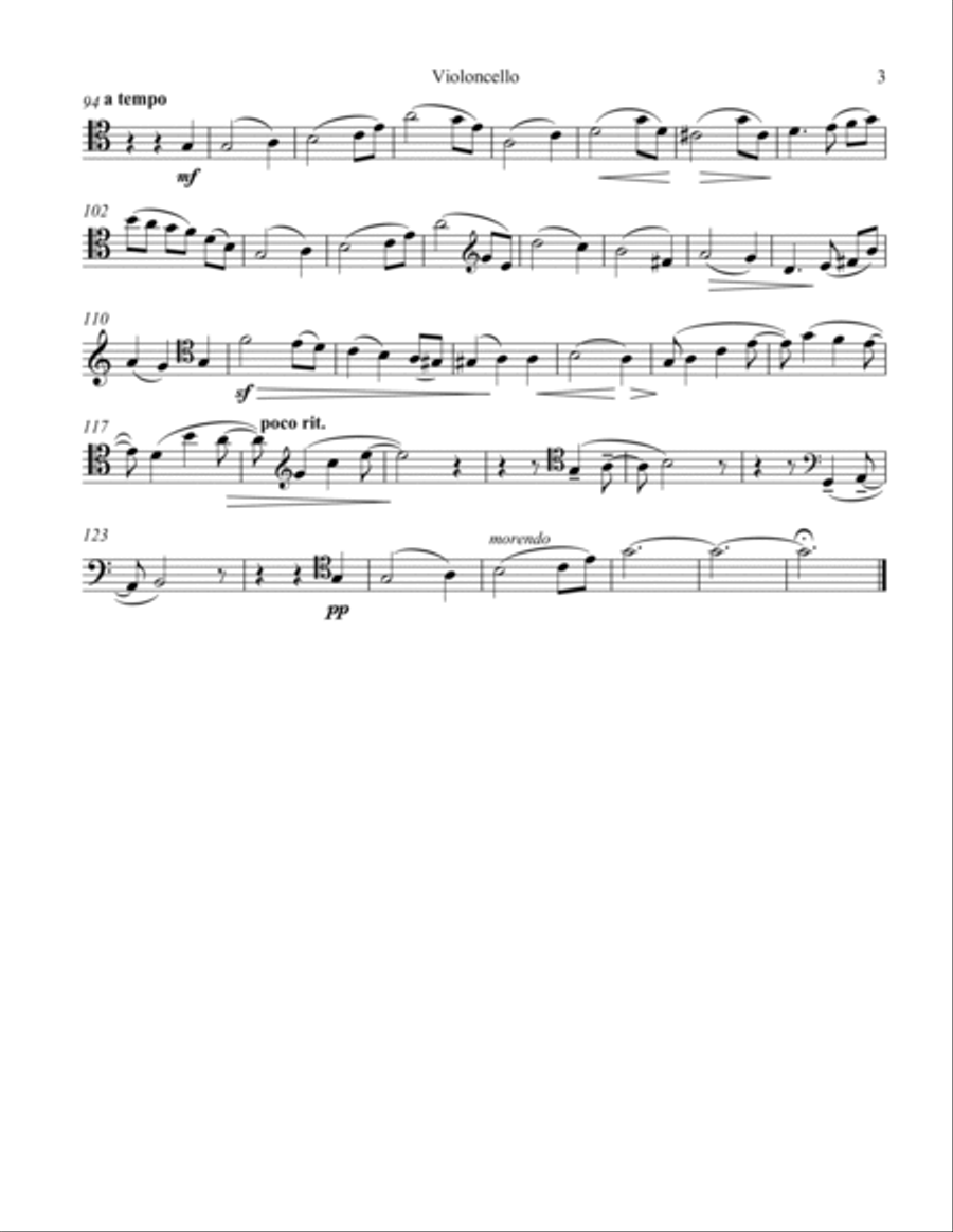 In the Calm of Eve Piano scores gallery preview page 3