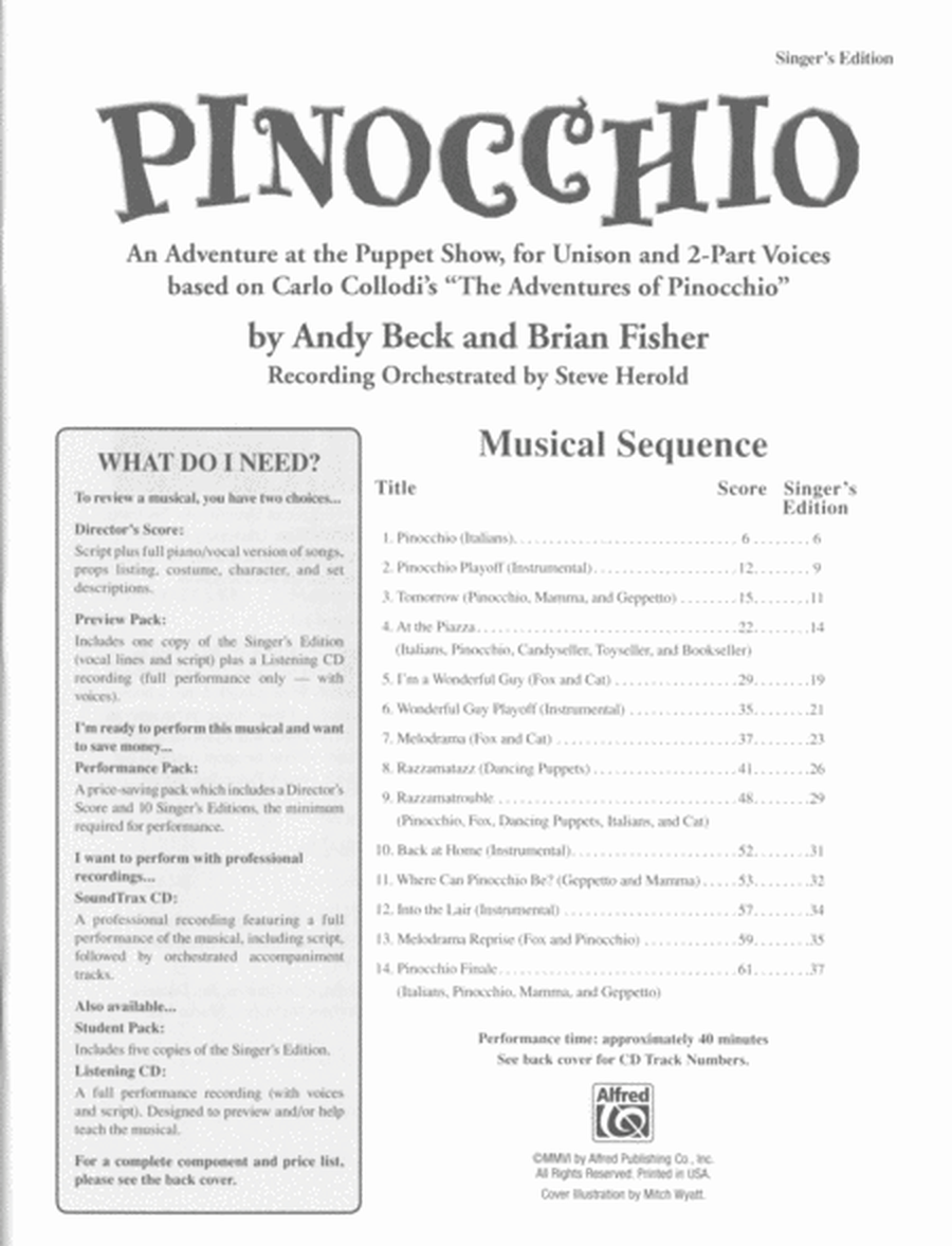 Pinocchio - Student Pack image number null