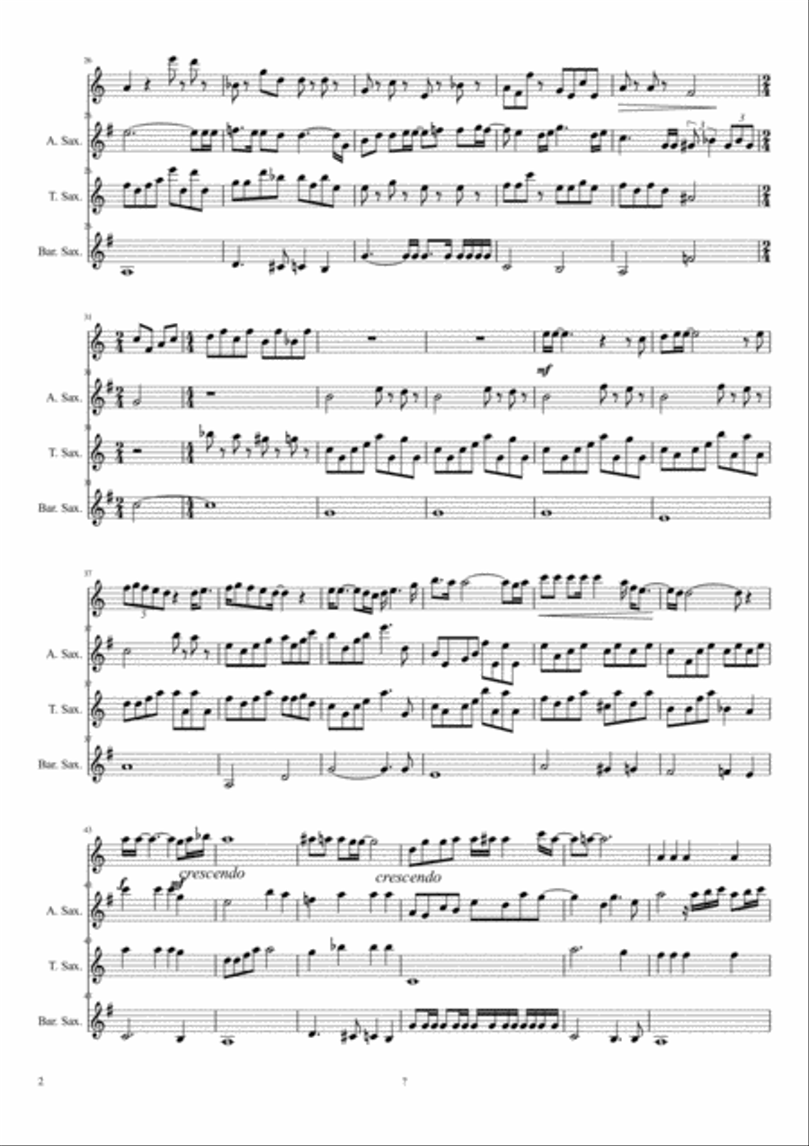 Bohemian Rhapsody Bohemian Rhapsody Woodwind Quartet scores gallery preview page 2