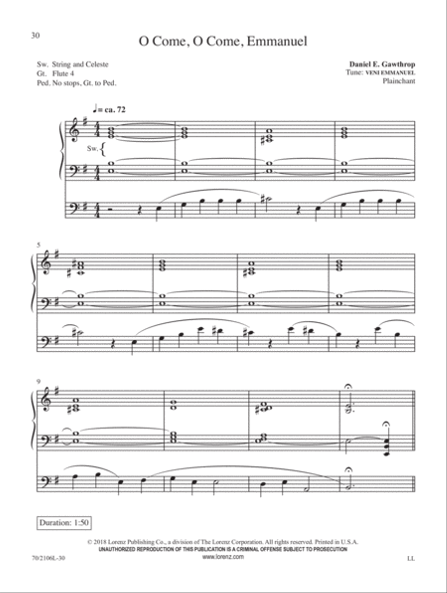 Joy to the World Organ Solo scores gallery preview page 7