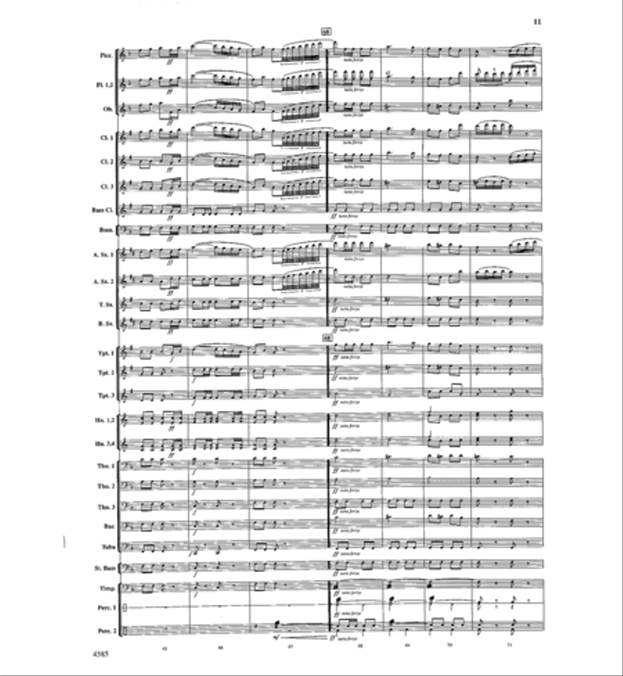 William Tell Overture Concert Band scores gallery preview page 10