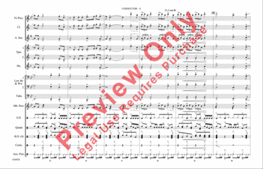No Tears Left to Cry No Tears Left to Cry Marching Band scores gallery preview page 7