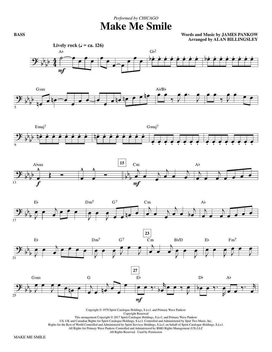 Make Me Smile - Bass