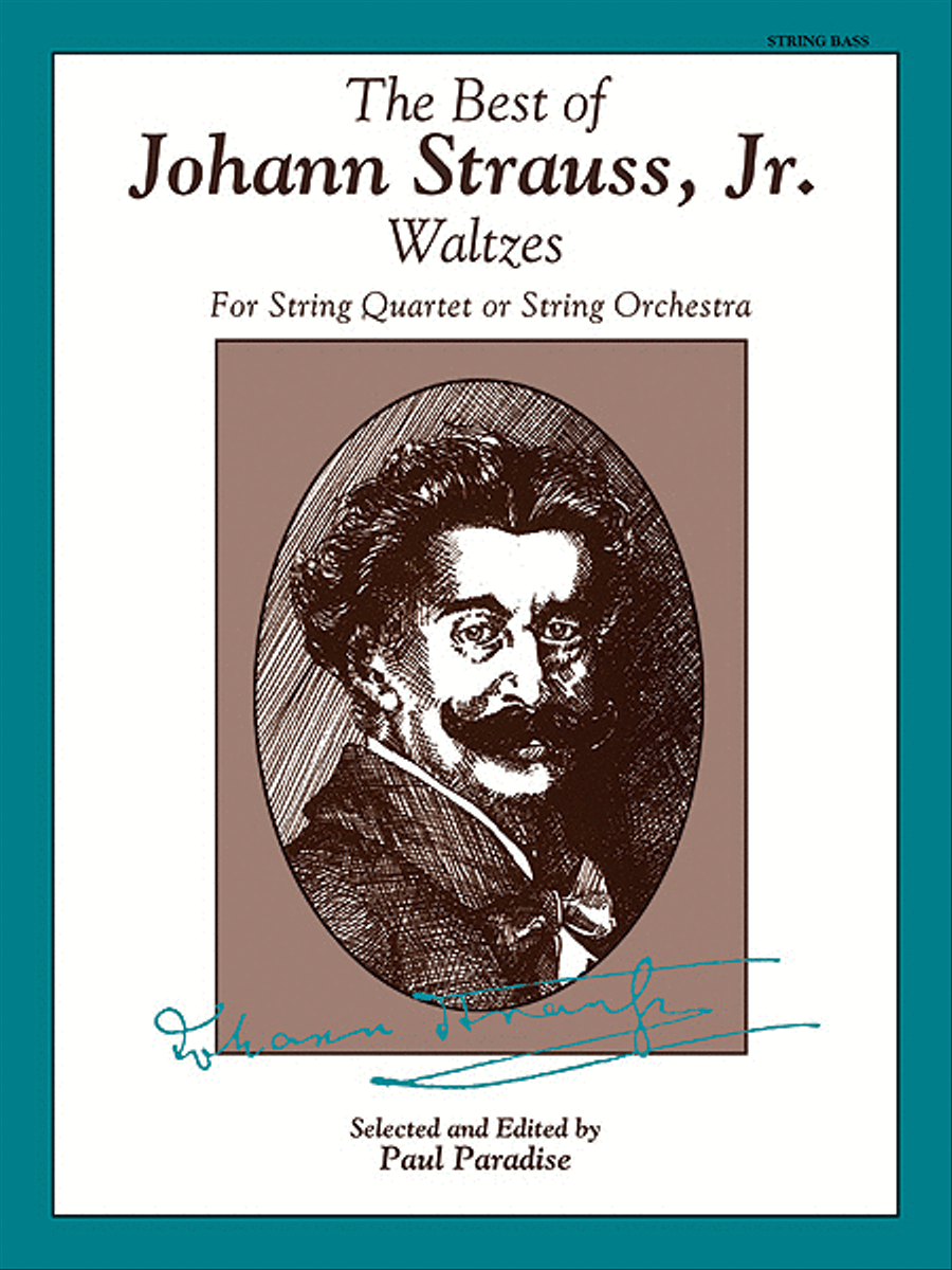 The Best of Johann Strauss, Jr. Waltzes (For String Quartet or String Orchestra) String Quartet scores gallery preview page 1