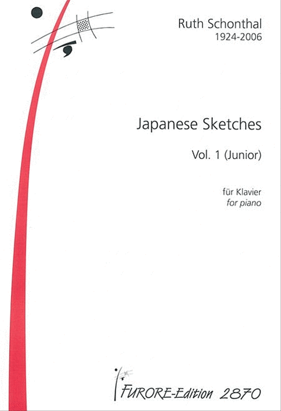 Japanese Sketches Harpsichord scores gallery preview page 1