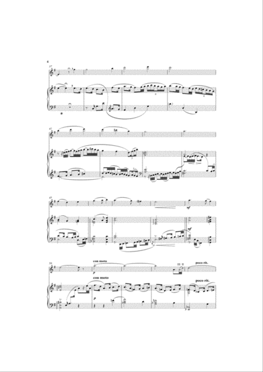 Two Pieces for Violin and Piano Violin Solo scores gallery preview page 2