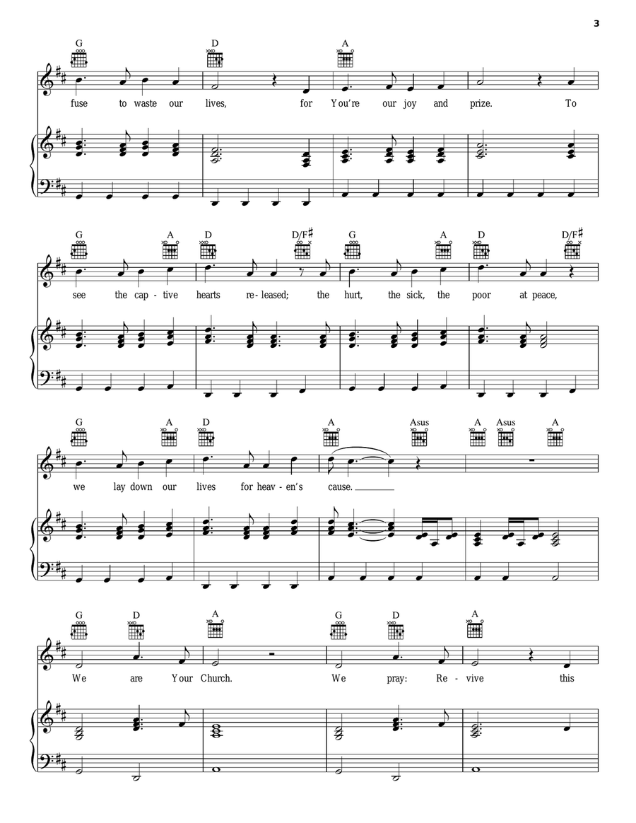 Build Your Kingdom Here Guitar scores gallery preview page 3