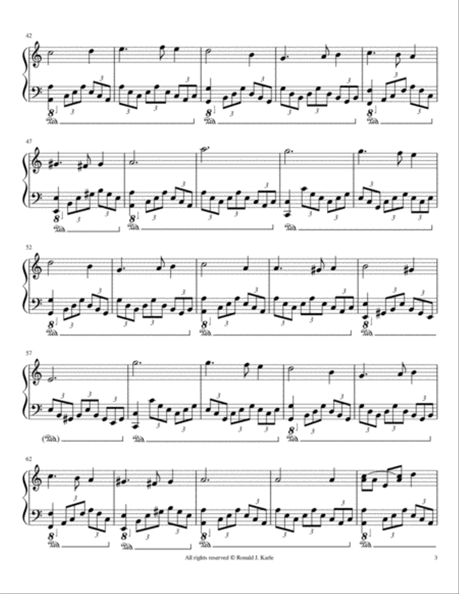 What Child is This Piano Solo scores gallery preview page 3