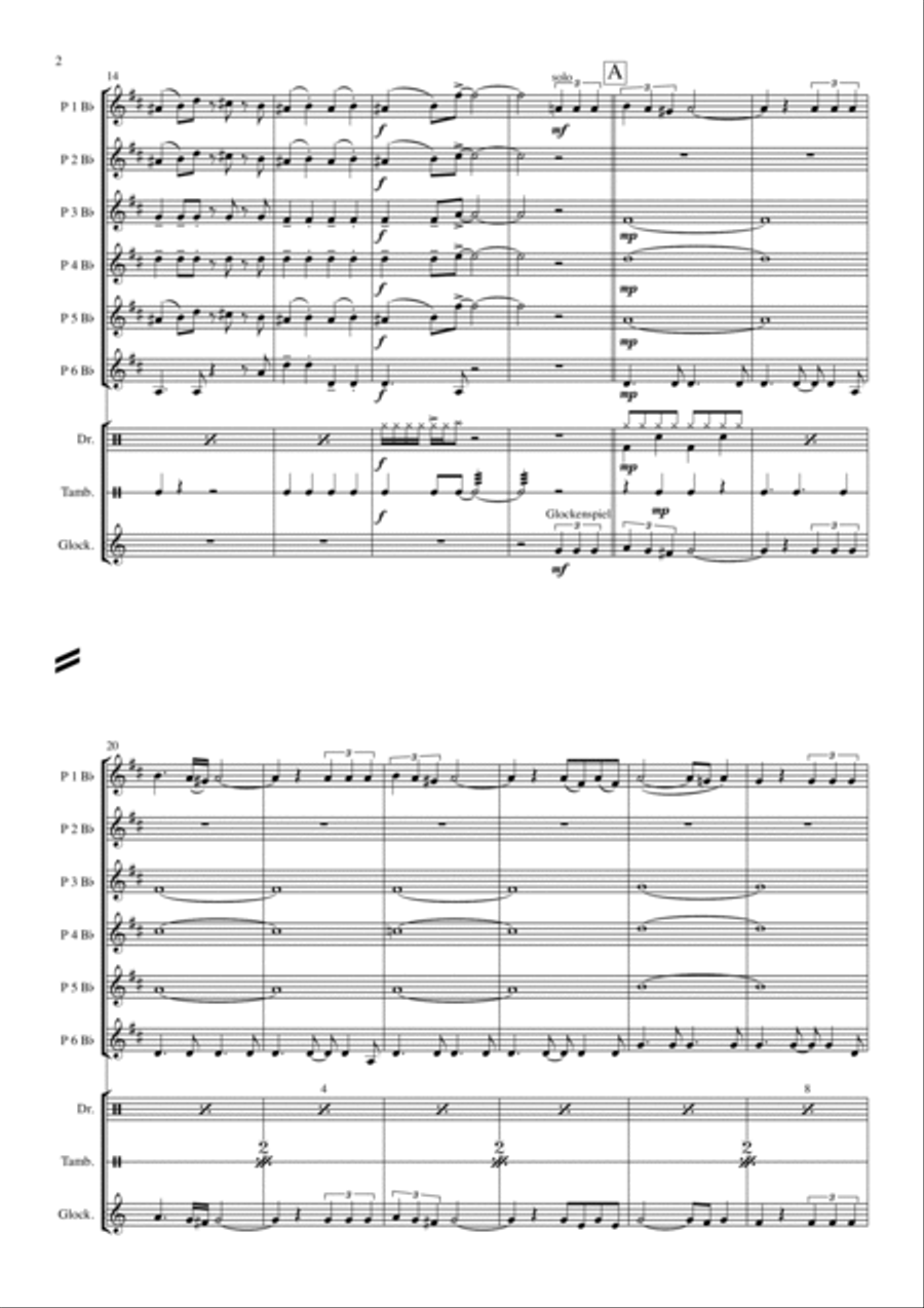 Can't Take My Eyes Off Of You Concert Band scores gallery preview page 2