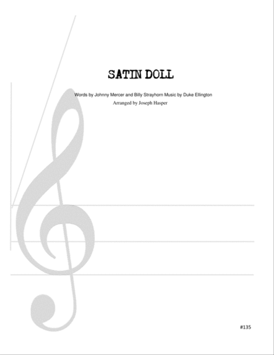 Satin Doll Small Ensemble scores gallery preview page 1