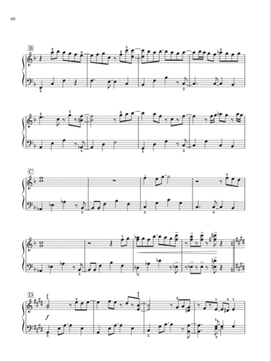 Mario Kart World Rainbow Road Easy Piano scores gallery preview page 2
