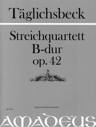 Book cover for Quartet in D Major op. 42