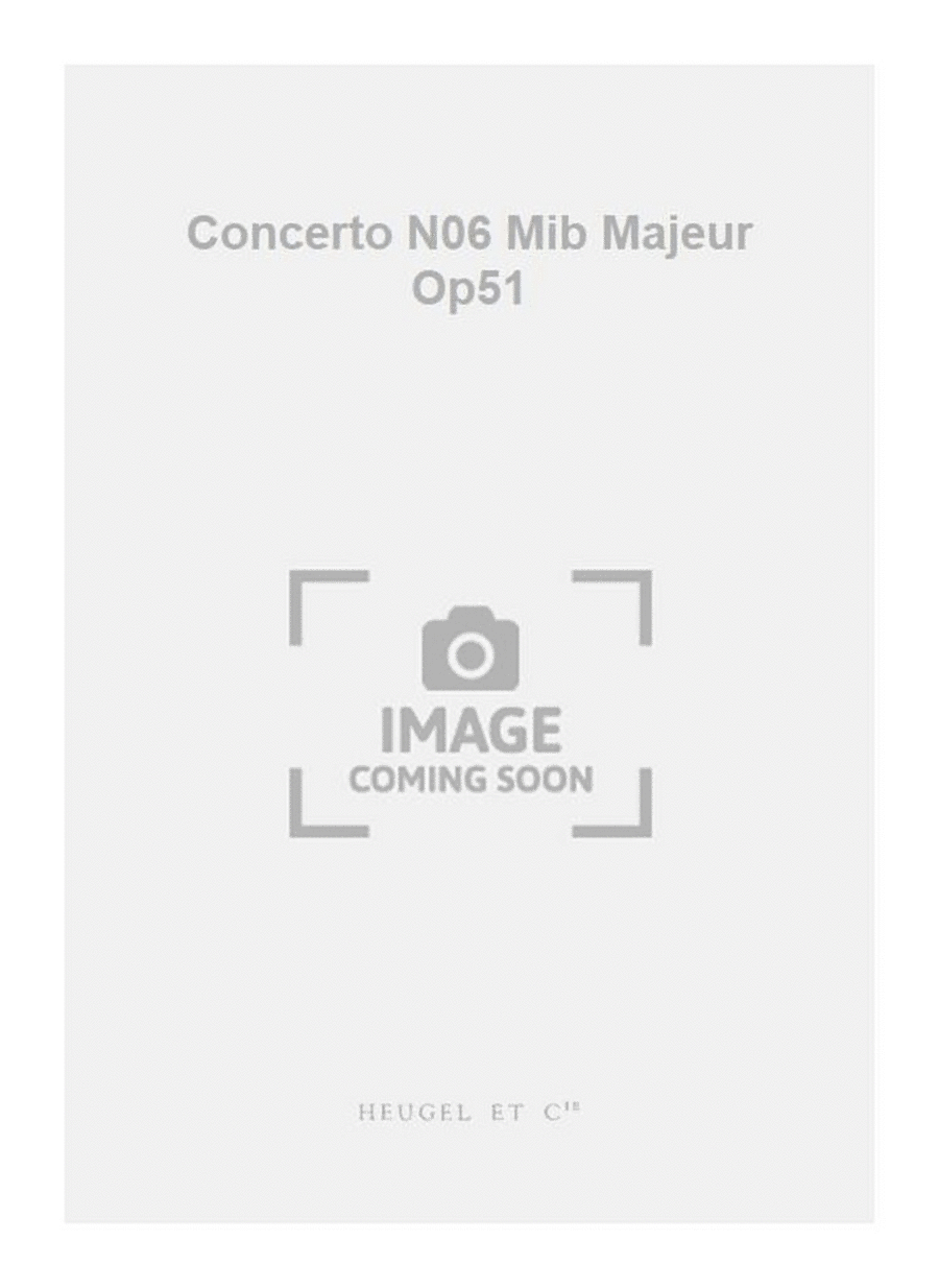 Concerto N06 Mib Majeur Op51 Piano Solo scores gallery preview page 1