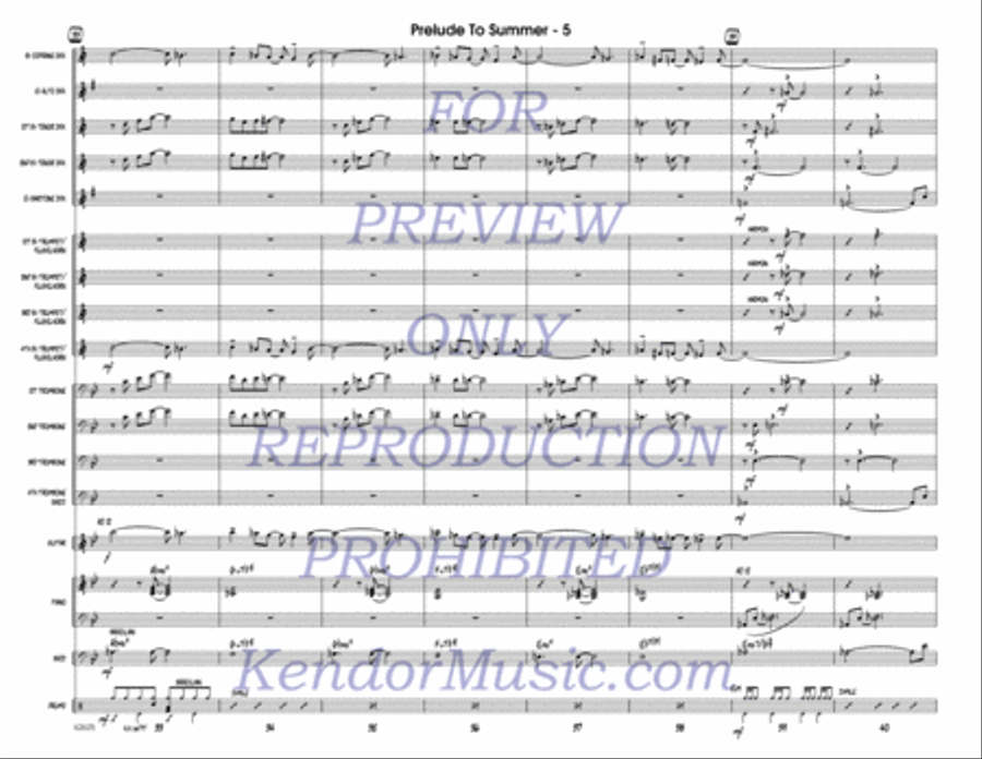Prelude To Summer Choir scores gallery preview page 6