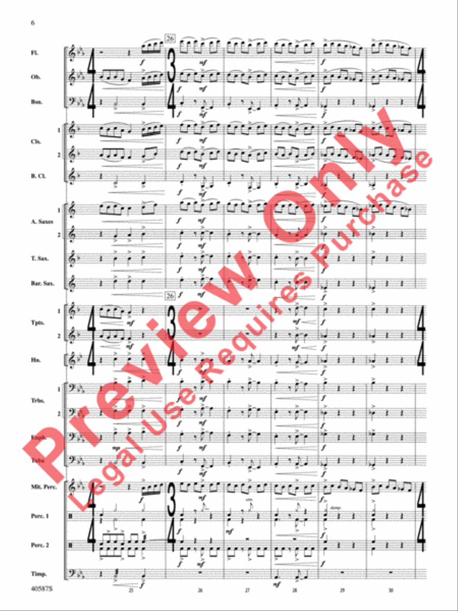 Rondo Picoso Concert Band scores gallery preview page 7