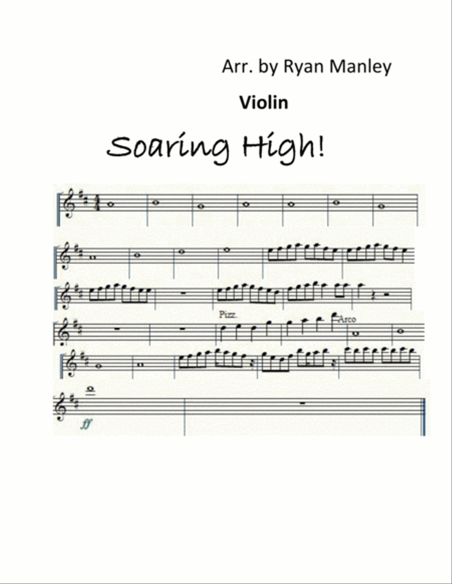 Soaring High! String Quartet scores gallery preview page 5