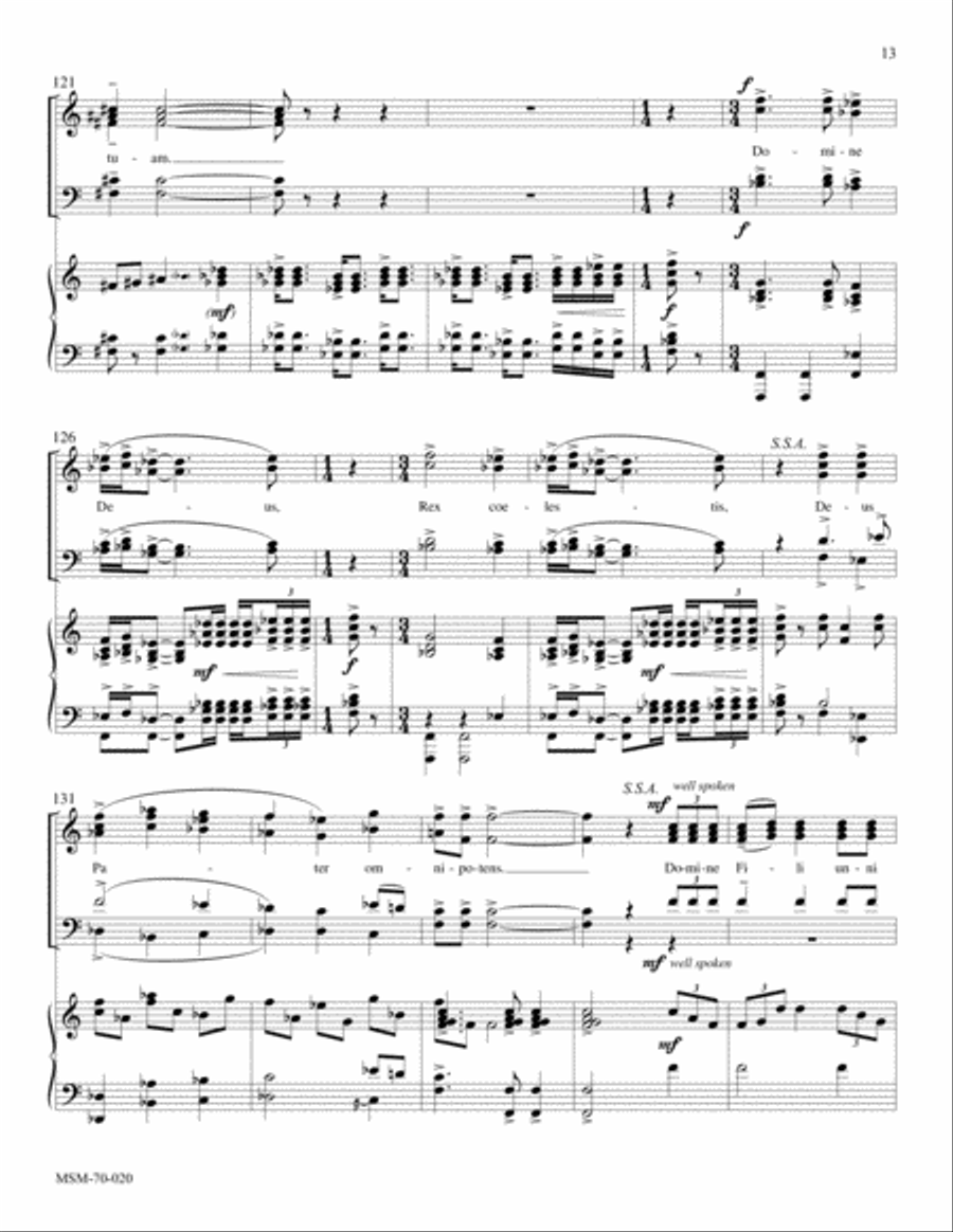 Gloria Gloria Divisi scores gallery preview page 7