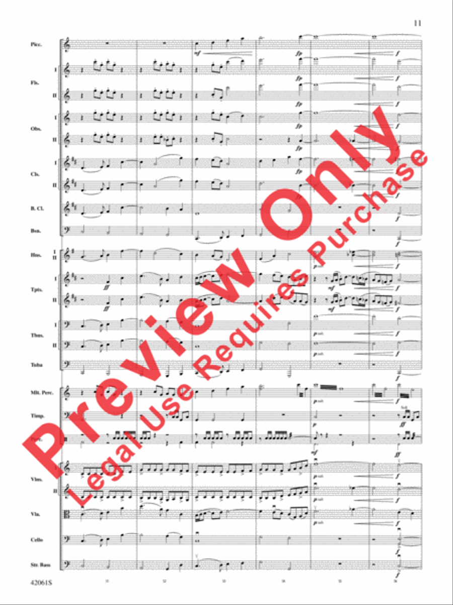 South County Sketches Full Orchestra scores gallery preview page 12