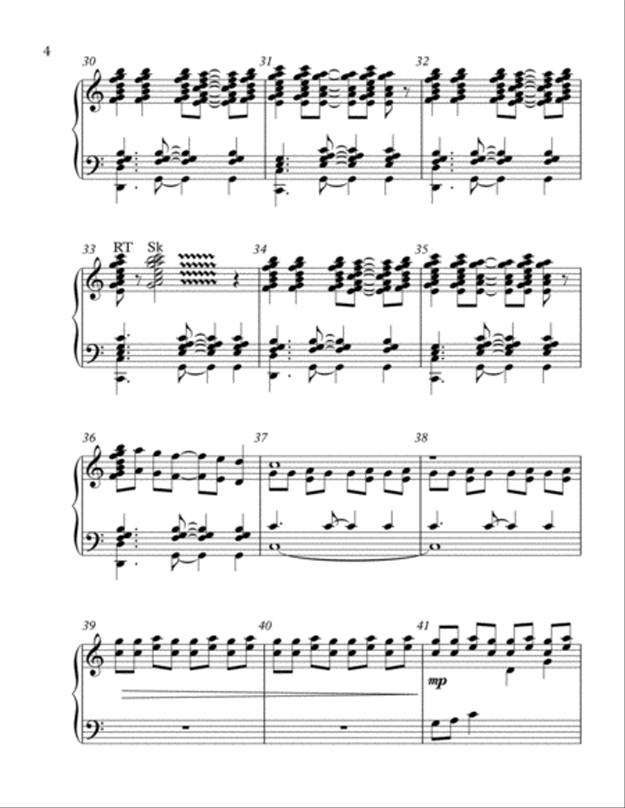 Bell Rumba - 3-5 oct. handbells, Level 3 5-Octaves scores gallery preview page 4