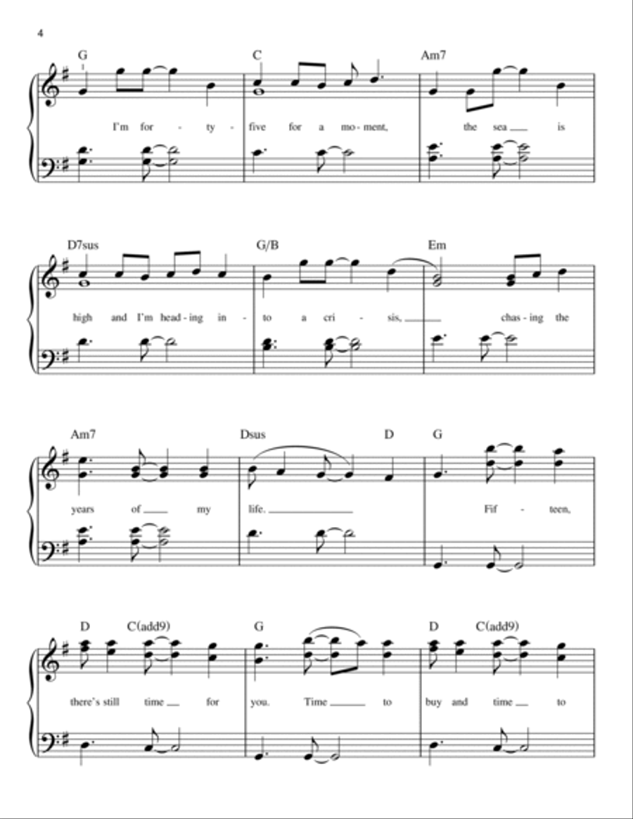 100 Years Easy Piano scores gallery preview page 4