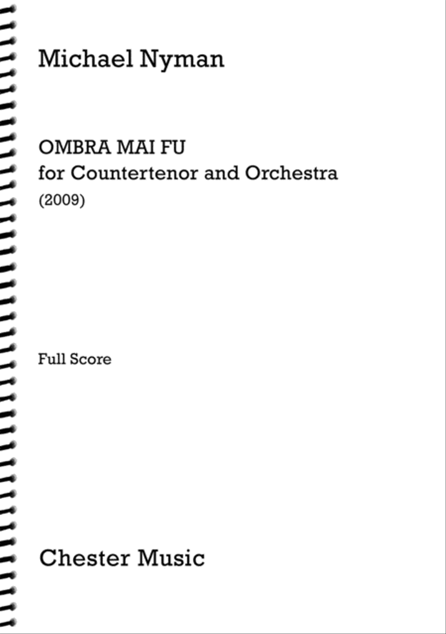 Ombra Mai Fu Orchestra scores gallery preview page 1