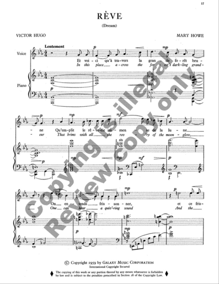 French Songs High Voice scores gallery preview page 10