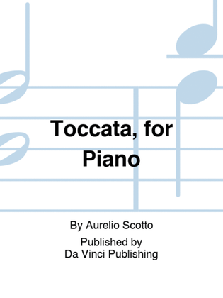 Book cover for Toccata, for Piano