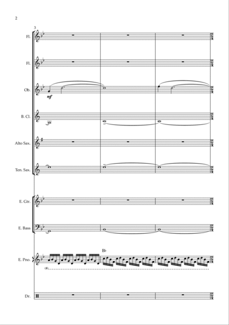 Ecstasy Of Gold Bass Clarinet scores gallery preview page 2