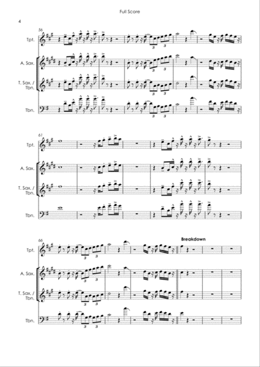Wings Tenor Saxophone scores gallery preview page 6