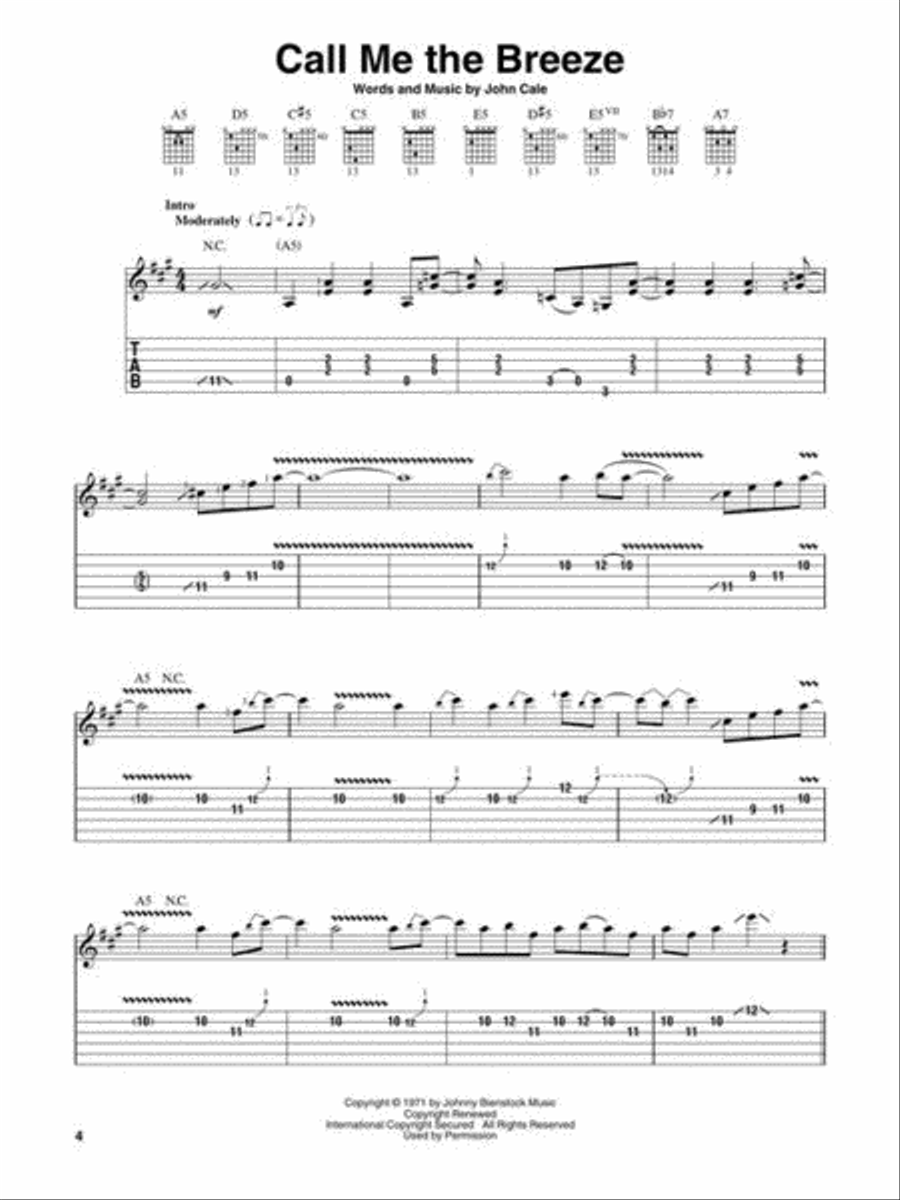 Lynyrd Skynyrd Electric Guitar scores gallery preview page 7