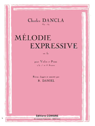 Petites pieces melodiques (20) Op. 159 No. 17 Melodie expressive (Suite No. 2)